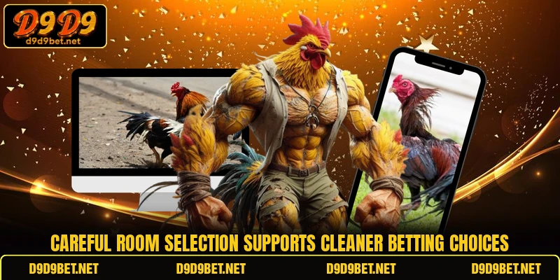 Careful room selection supports cleaner betting choices Careful room selection supports cleaner betting choices