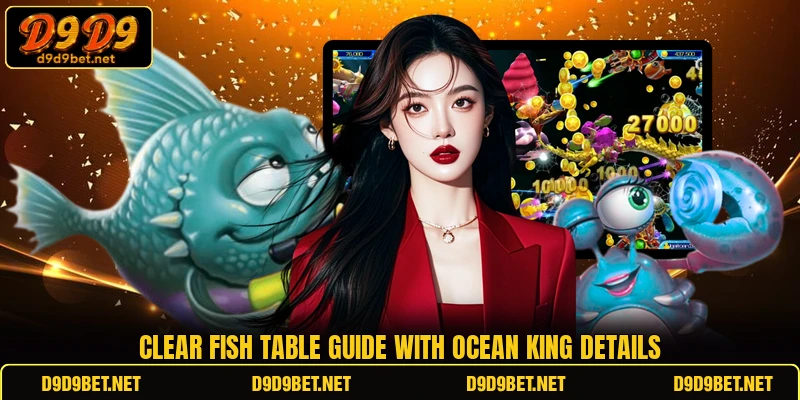 Clear fish table guide with Ocean King details