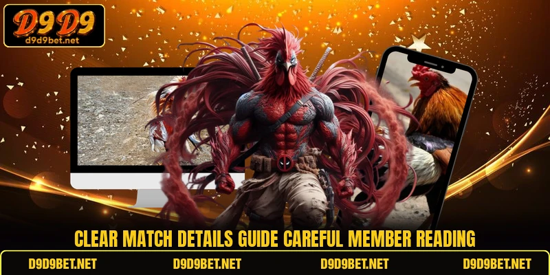Clear match details guide careful member reading