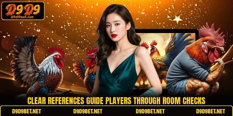 Clear references guide players through room checks