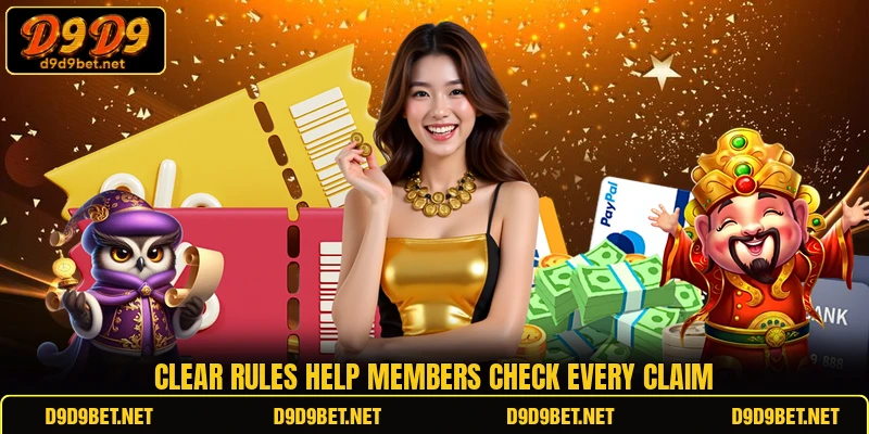 Clear rules help members check every claim