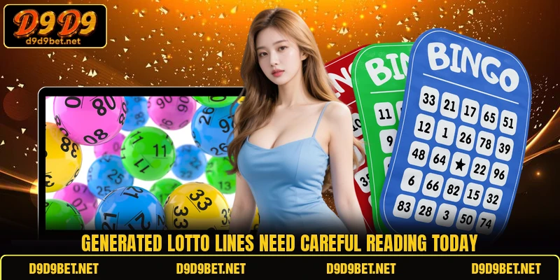 Generated lotto lines need careful reading today