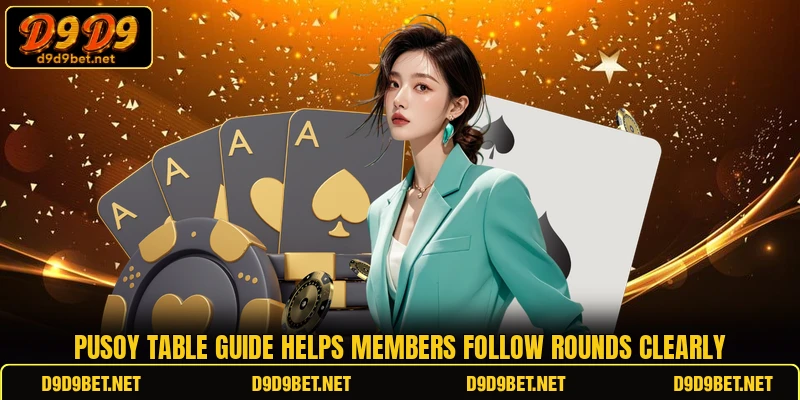 Pusoy table guide helps members follow rounds clearly