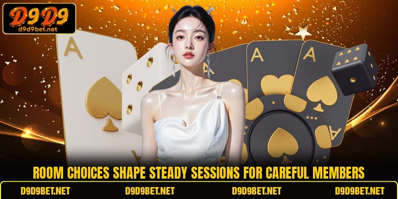 Room choices shape steady sessions for careful members Room choices shape steady sessions for careful members