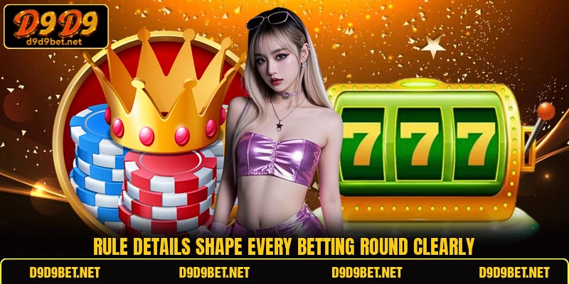 Rule details shape every betting round clearly