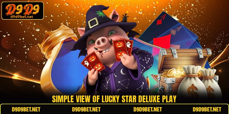 Simple view of Lucky Star Deluxe play