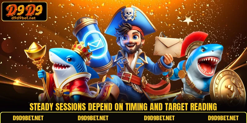 Steady sessions depend on timing and target reading Steady sessions depend on timing and target reading